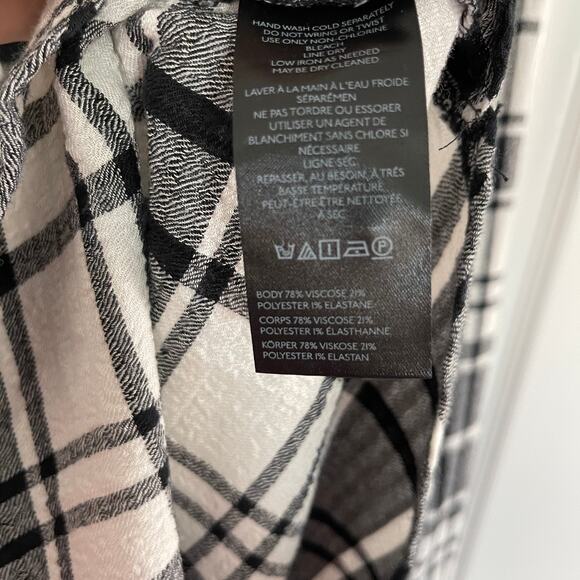 Pilcro Anthropologie Relaxed Buffalo Plaid Button Down Top - Picture 5 of 8